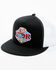 Image #1 - Lazy J Ranch Wear Men's Conquest Patch Truck Cap, Black/white, hi-res