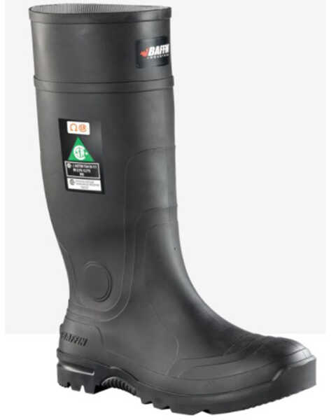 Baffin Men's Blackhawk (STP) Waterproof Rubber Boots - Steel Toe, Black, hi-res