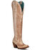 Image #1 - Corral Women's White Embroidery Western Boots - Round Toe, White, hi-res