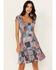 Image #2 - Wild Moss Women's Patchwork Print Dress, Multi, hi-res