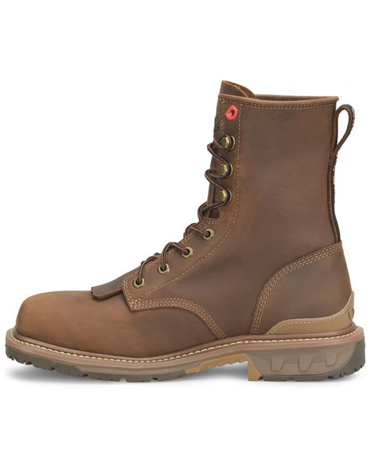 Image #3 - Double H Men's Dailor 8" Work Boots - Composite Toe, Brown, hi-res