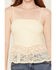 Image #3 - Cleo + Wolf Women's Solid Peplum Tank, Yellow, hi-res