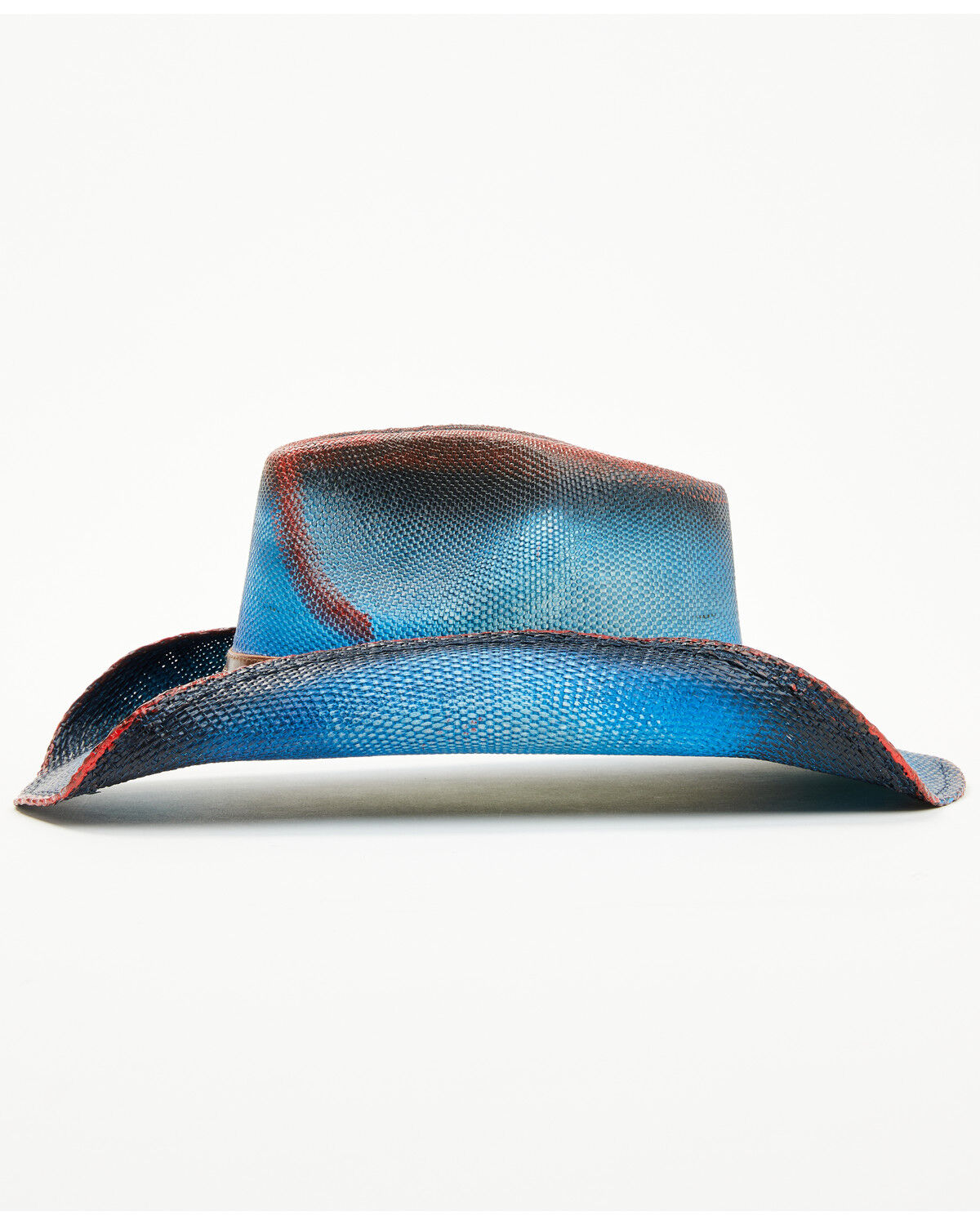 Image #3 - Shyanne Women's Rock Springs Straw Cowboy Hat, Red/white/blue, hi-res