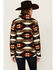 Image #4 - Wrangler Women's Southwestern Print 1/2 Zip Sherpa Fleece Pullover, Brown, hi-res