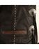 Kobler Tooled Leather Vest, Black, hi-res