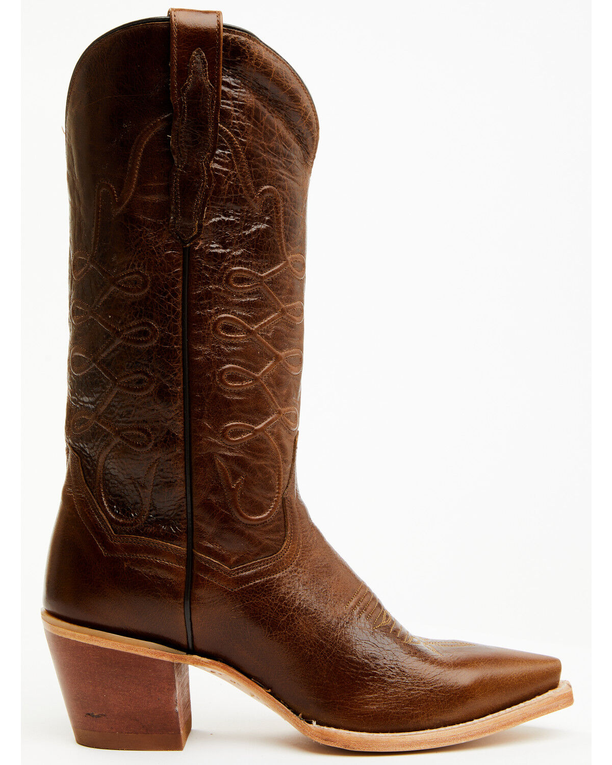 Image #2 - Dan Post Women's Rope Dream Western Boots - Snip Toe, Dark Brown, hi-res