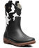 Image #1 - Bogs Girls' Lil' Jolene Rainboots, Black/white, hi-res