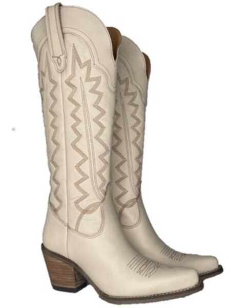 Image #1 - Dingo Women's High Cotton Western Boots - Pointed Toe, Sand, hi-res