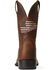 Image #3 - Ariat Men's Cliff Sport All Country Western Performance Boots - Broad Square Toe , Brown, hi-res