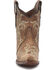 Image #3 - Circle G Women's Embroidered Ankle Booties - Snip Toe, Tan, hi-res