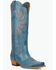Image #1 - Dan Post Women's Grace Tall Western Boots - Snip Toe, Blue, hi-res
