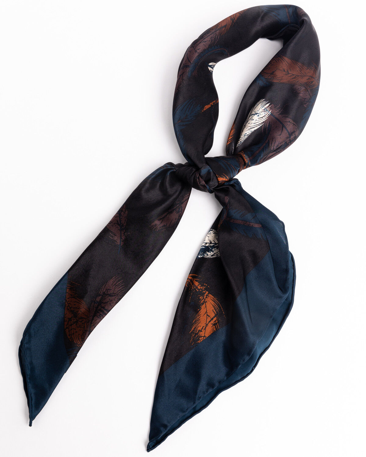 Image #1 - Cody James Men's Silk Feather Bandana, Multi, hi-res