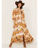 Image #1 - Talisman Women's Malicon Floral Print Puff Sleeve Maxi Dress, Multi, hi-res