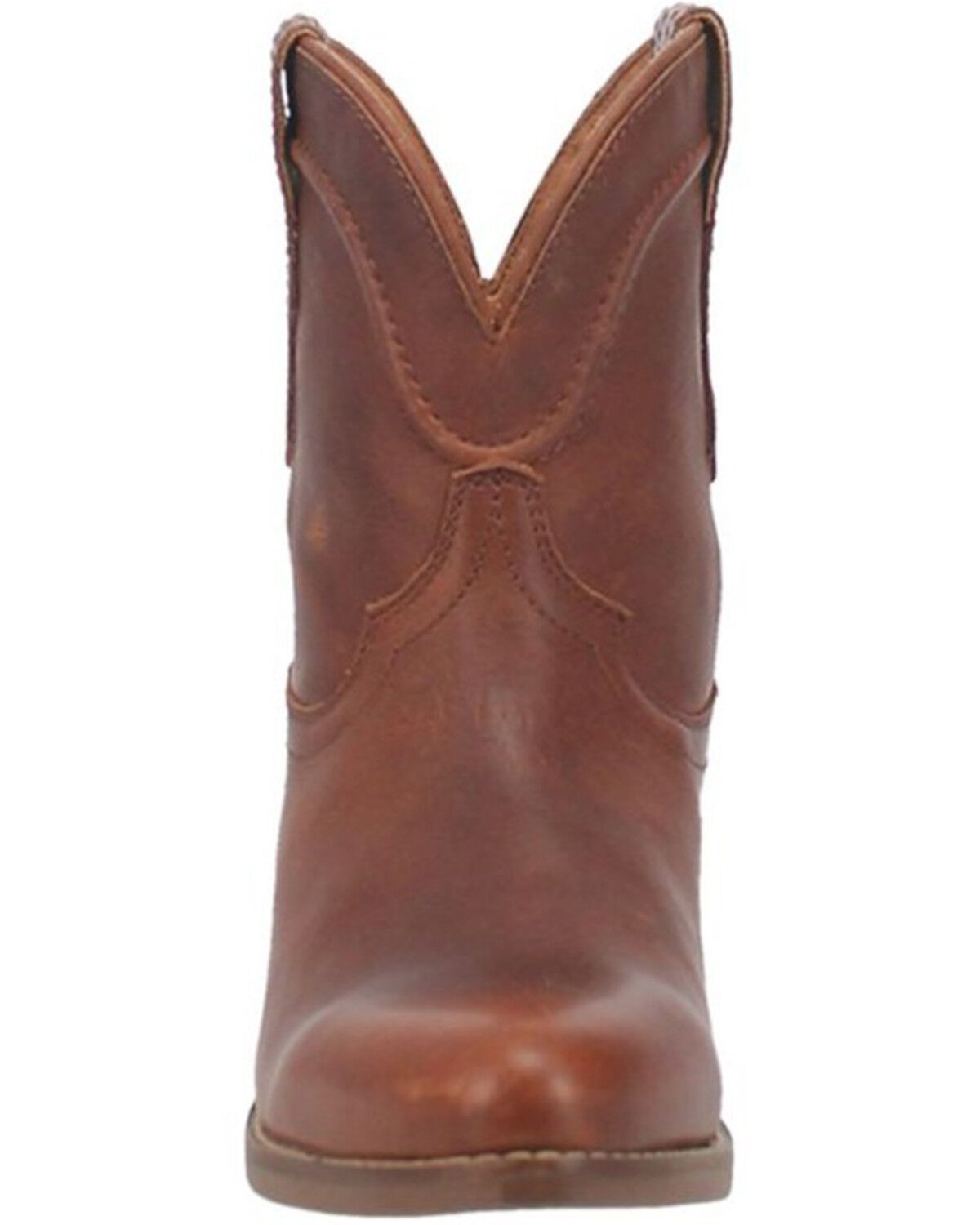 Image #4 - Dingo Women's Seguaro Western Booties - Round Toe, Brown, hi-res