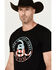 Image #2 - Cody James Men's Snake Circle Short Sleeve Graphic T-Shirt, Black, hi-res