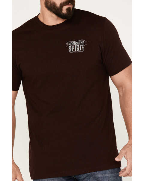 Image #2 - Moonshine Spirit Men's Spades Short Sleeve Graphic T-Shirt, Burgundy, hi-res