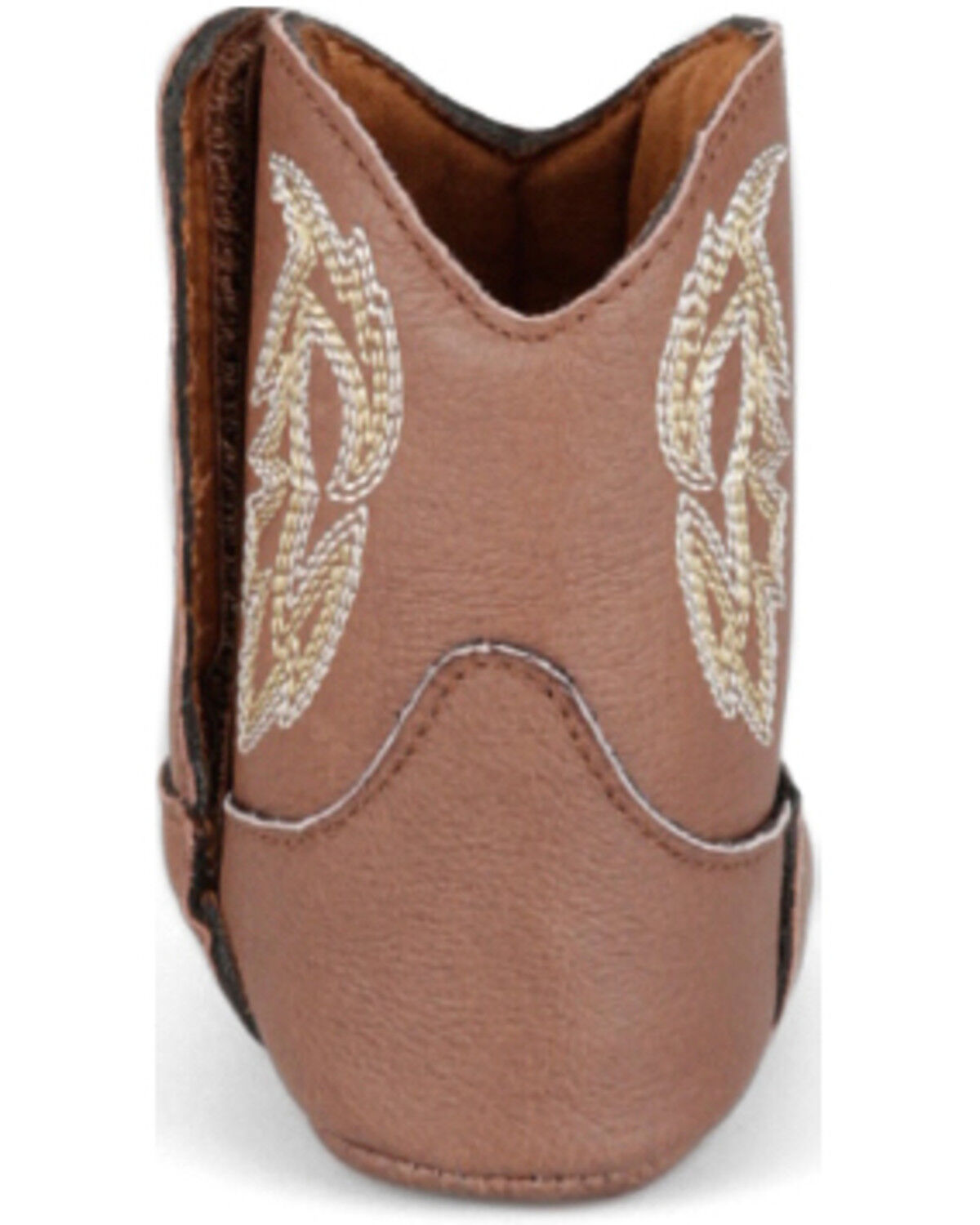 Image #5 - Justin Infant Boys' Baby Canter Western Boots - Broad Square Toe, Brown, hi-res
