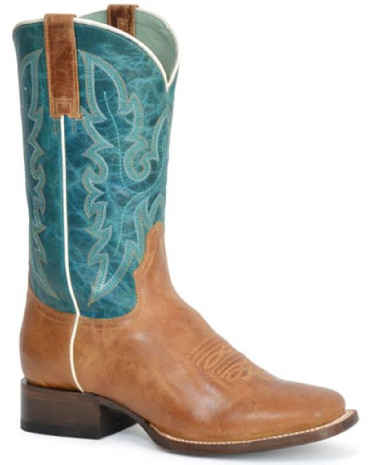 Image #1 - Roper Women's Maeve Western Boots - Broad Square Toe, Brown, hi-res