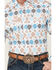 Image #3 - Rodeo Clothing Men's Southwestern Print Long Sleeve Pearl Snap Western Shirt, White, hi-res