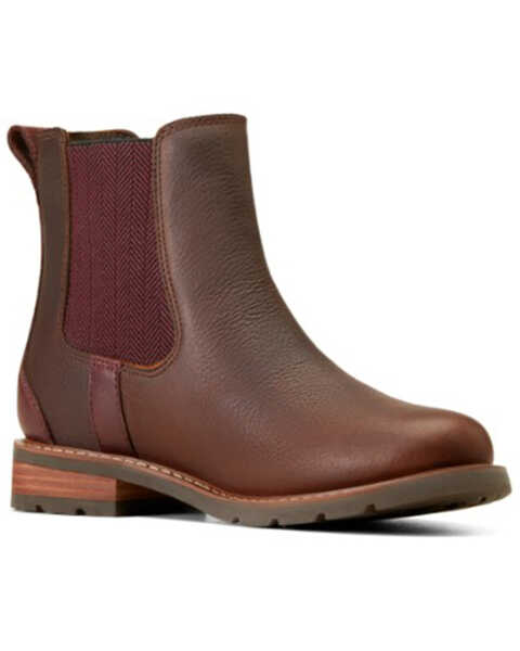 Ariat Women's Wexford Waterproof Western Boots - Medium Toe , Brown, hi-res