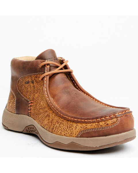 Cody James Men's Wallabee Tyche Chill Zone Casual Camp Work Shoe - Composite Toe , Brown, hi-res