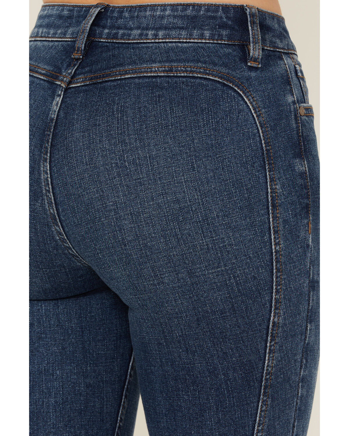 Image #2 - Shyanne Women's Celeste High Rise Bootcut Stretch Denim Jeans, Medium Wash, hi-res