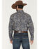 Image #4 - Cinch Men's Paisley Print Long Sleeve Button-Down Western Shirt, Navy, hi-res
