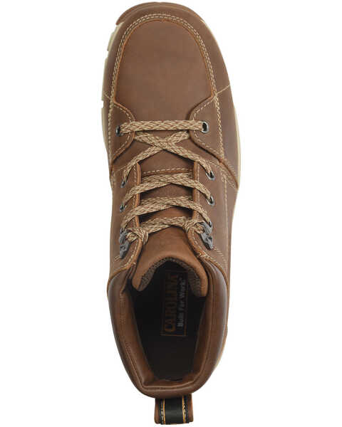 Image #5 - Carolina Men's S-117 ESD Work Shoes - Aluminum Toe, Dark Brown, hi-res