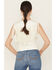 Image #5 - Idyllwind Women's Lady Luck Fringe Faux Suede Top, Ivory, hi-res