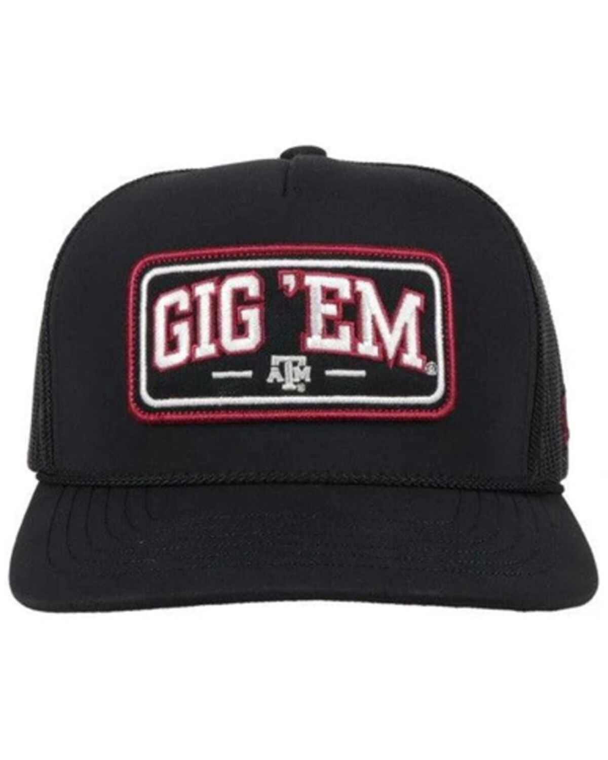 Image #3 - Hooey Men's Texas A&M Trucker Cap, Black, hi-res