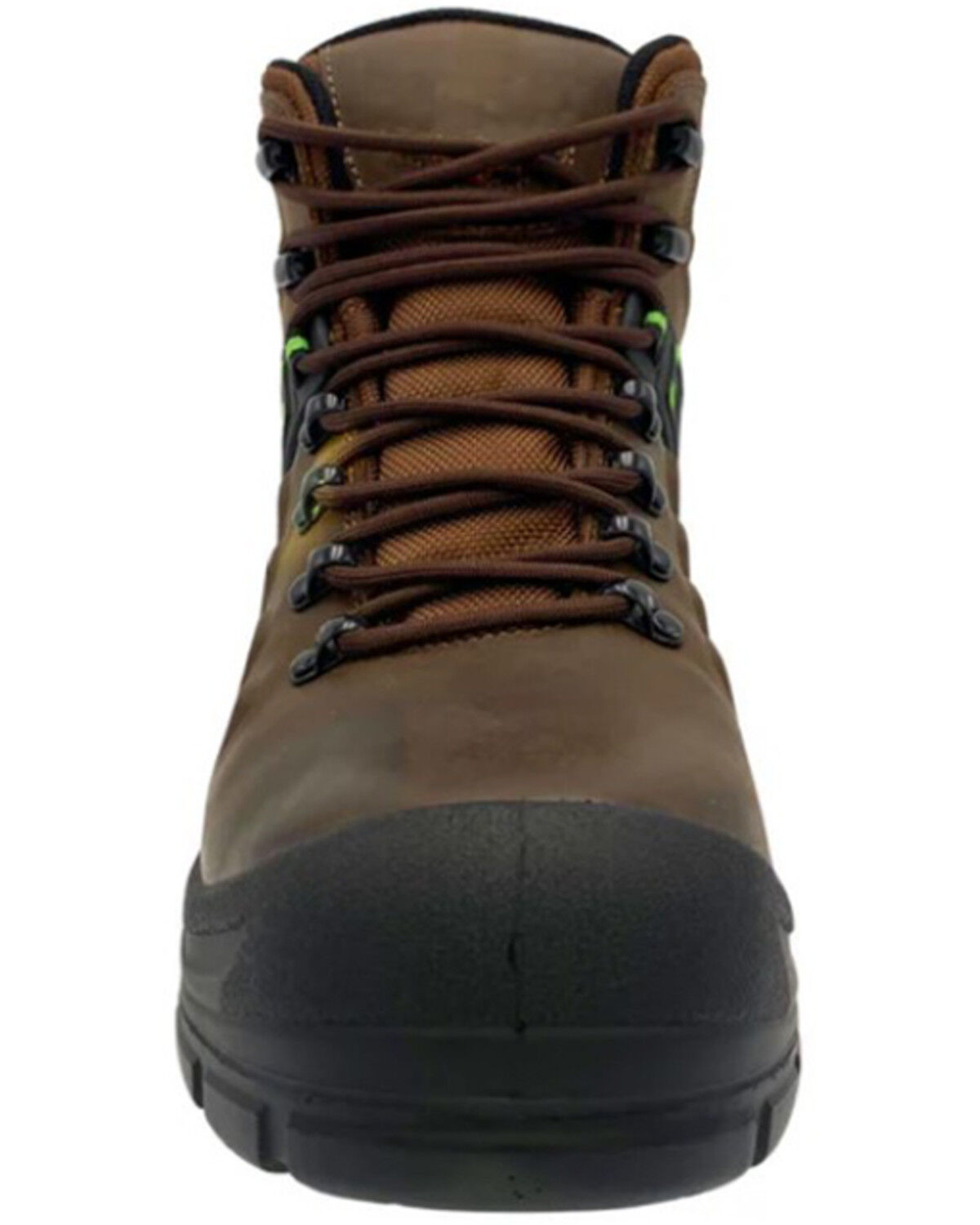 Image #4 - AdTec Men's 6" Waterproof Work Boots - Composite Toe, Brown, hi-res
