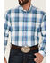 Image #3 - Roper Men's Clear Sky Large Plaid Print Long Sleeve Button Down Western Shirt, , hi-res