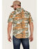 Image #4 - Brixton Men's Charter Camo Print Utility Button Down Western Shirt , Camouflage, hi-res