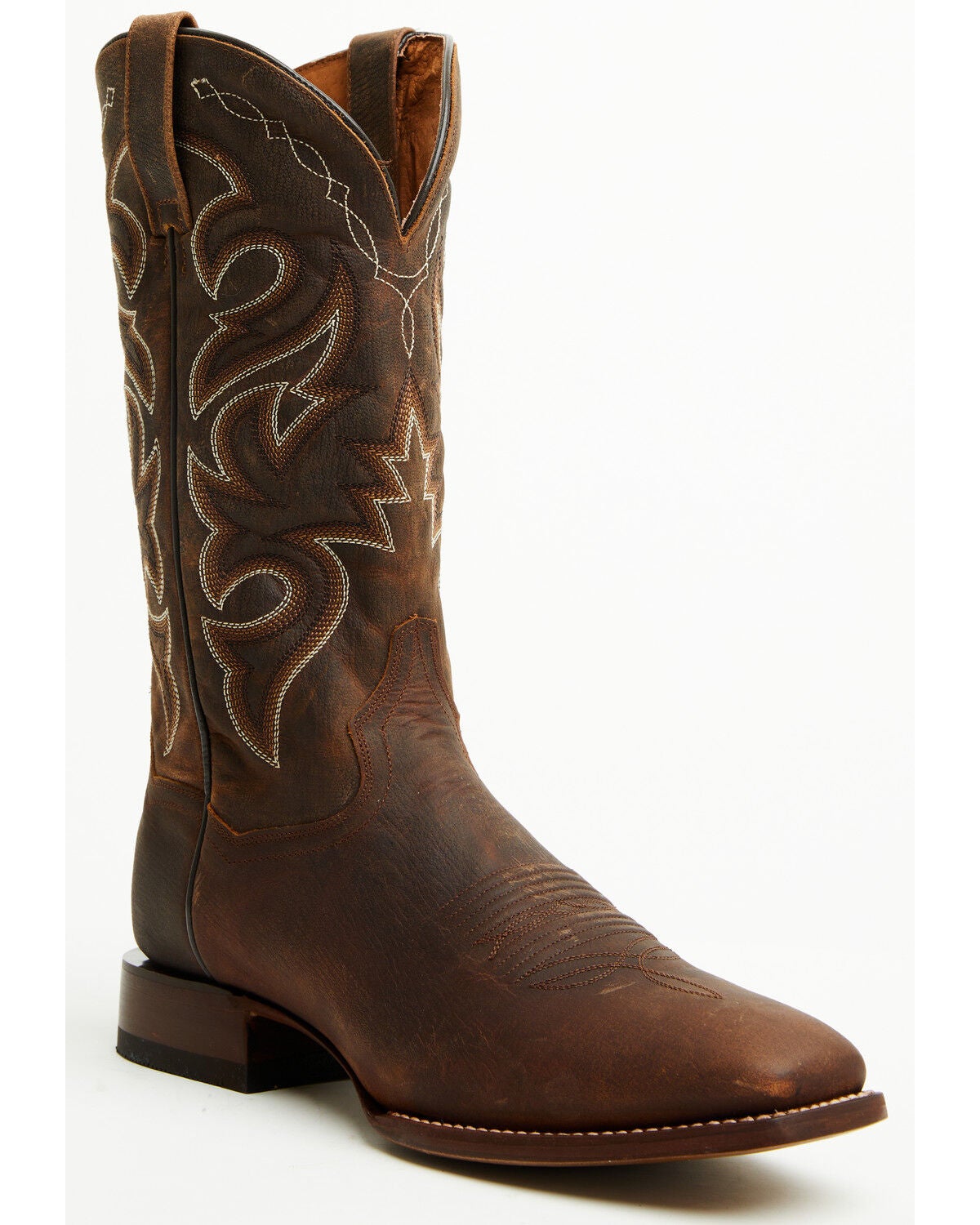 Image #1 - Dan Post Men's Remington Tall Western Boots - Square Toe, Brown, hi-res