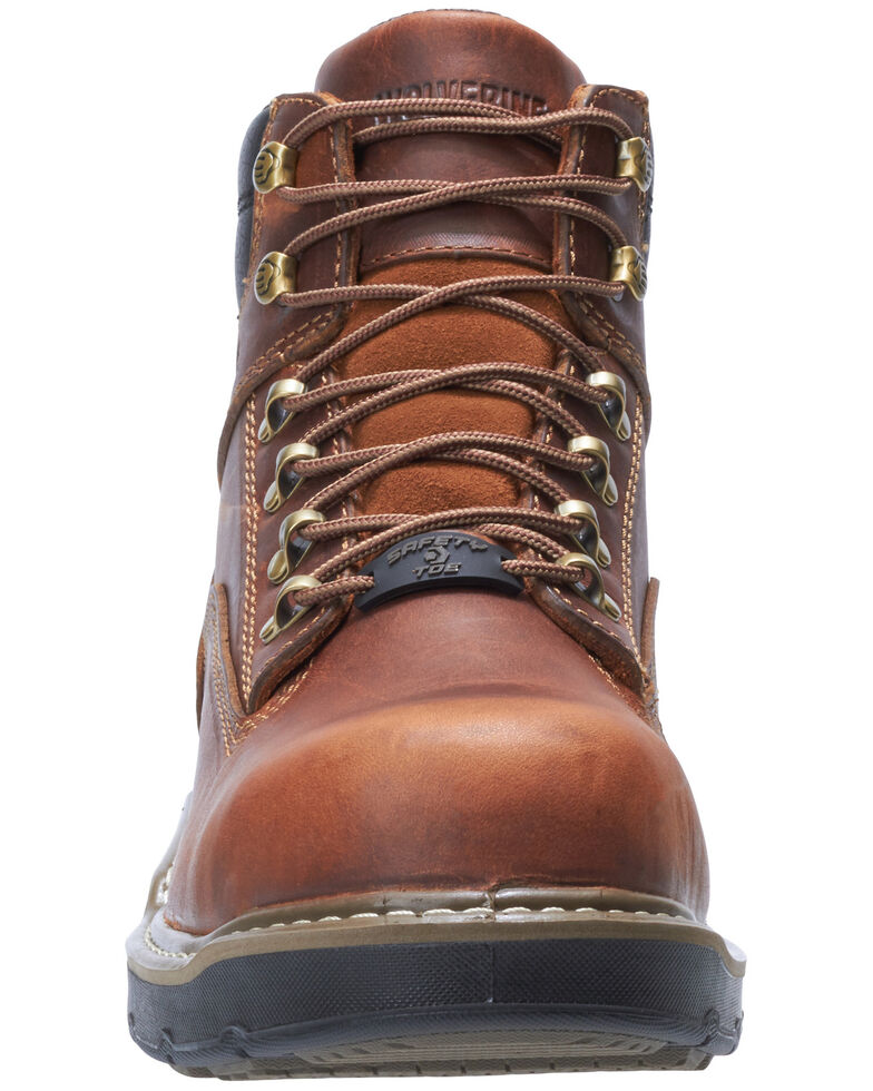 Wolverine Men's Raider II Work Boots - Composite Toe, Brown, hi-res