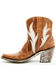 Image #3 - Liberty Black Women's Evan Flame Western Booties - Snip Toe, Tan, hi-res