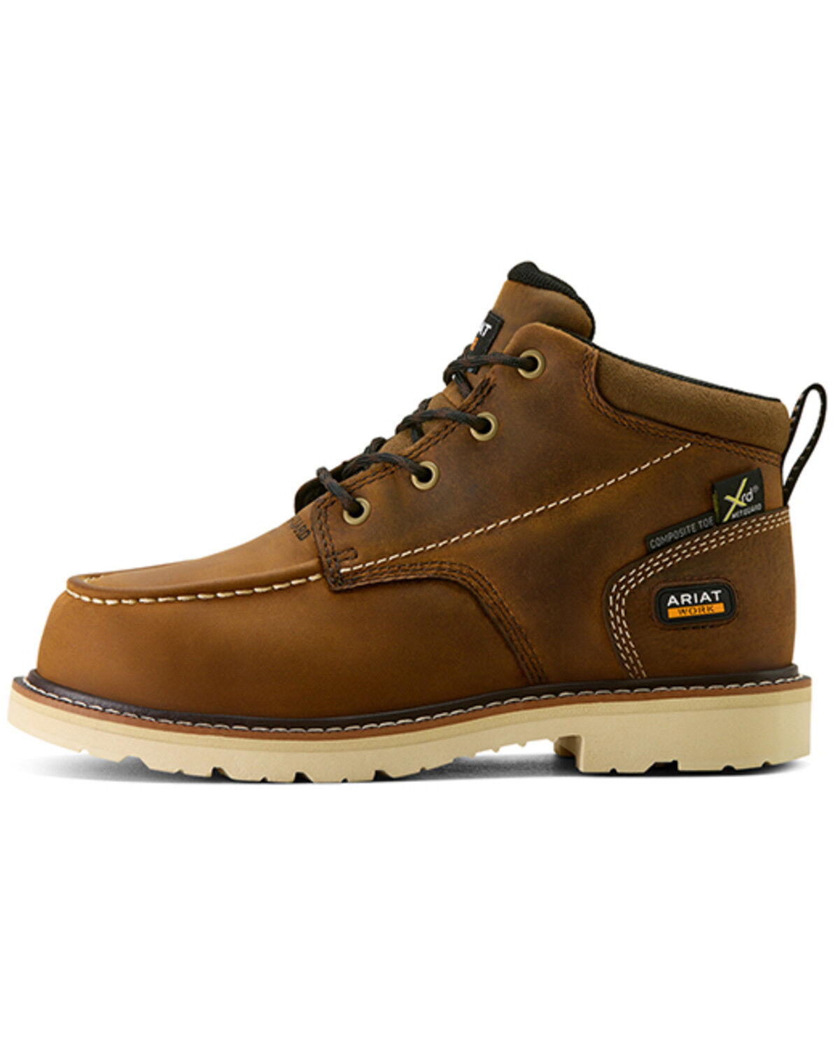 Image #2 - Ariat Women's Rebar Lift Metguard Chukka Work Boots - Composite Toe, Brown, hi-res