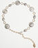 Image #1 - Shyanne Women's Two-Toned Concho Chain Belt, Silver, hi-res