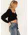 Image #2 - Idyllwind Women's Hazel Printed Smocked Blouse, Black, hi-res