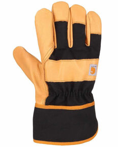 Carhartt Men's Insulated Safety Cuff Work Gloves, Black, hi-res