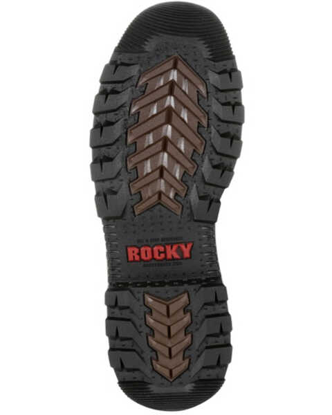 Image #7 - Rocky Men's Rams Horn Waterproof Work Boots - Composite Toe, Dark Brown, hi-res