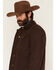 Image #2 - Cody James Men's Laramine Concealed Carry Waxed Canvas Trucker Jacket, Dark Brown, hi-res