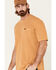 Pendleton Men's Mustard Deschutes Pocket Short Sleeve T-Shirt , Yellow, hi-res