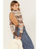 Image #3 - Shyanne Women's Open Back Cropped Sweater, Brown, hi-res