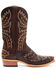 Image #2 - Dan Post Men's Sidewinder Western Boots - Snip Toe, Chocolate, hi-res