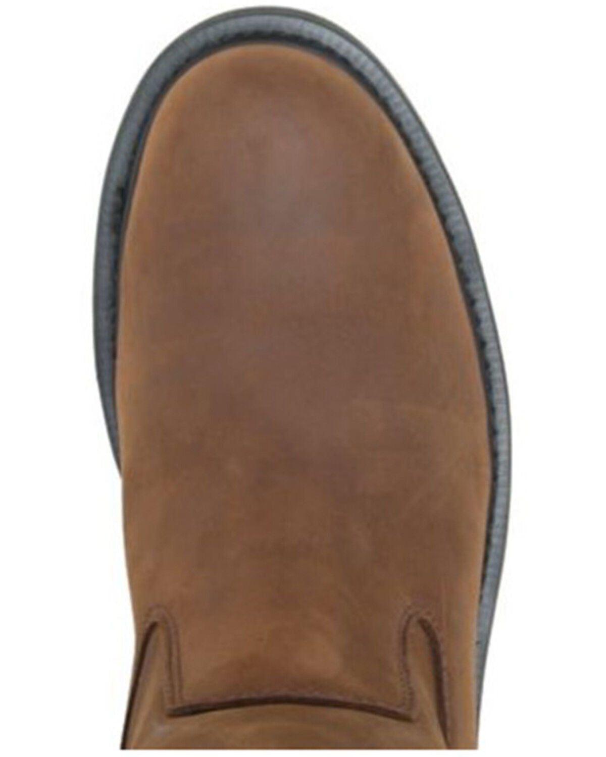Image #5 - Wolverine Men's Nubuck Wellington Pull On Work Boots - Steel Toe, Brown, hi-res