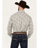 Image #4 - Roper Men's Amarillo Paisley Print Long Sleeve Pearl Snap Western Shirt, Brown, hi-res