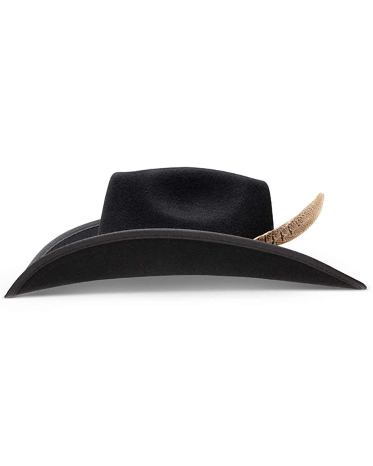 Image #2 - Resistol Youth Kids' Holt JR Felt Cowboy Hat, Black, hi-res