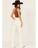 Image #3 - Ariat Women's Larissa High Rise Slim Trouser Stretch Denim Jeans, White, hi-res