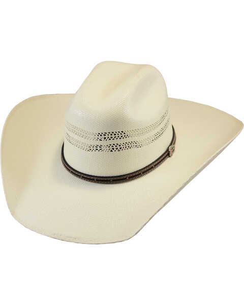 Justin Cove 20X Straw Cowboy Hat , Ivory, hi-res